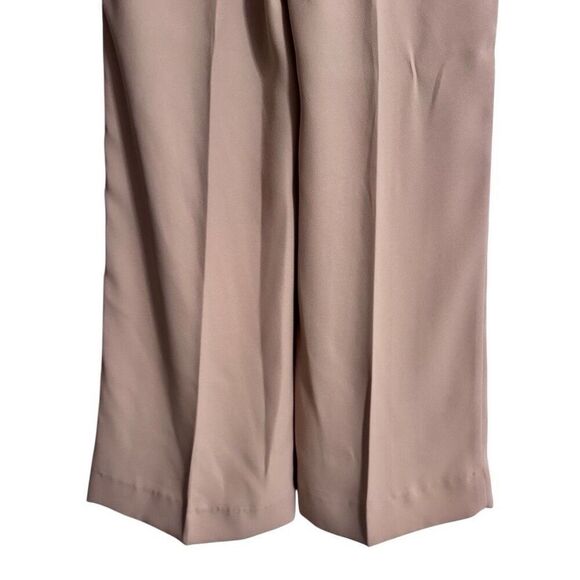 DEREK LAM 10 CROSBY South Door Suiting Vest and Matching Suit Pants In Champagne - Picture 14 of 16